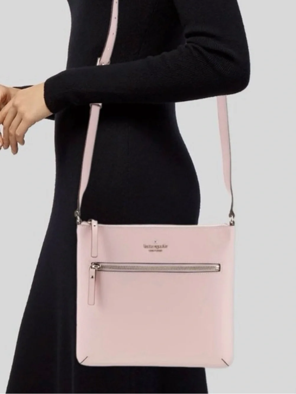 Kate Spade Pale Pink Tutu Leather Crossbody Bag NWT